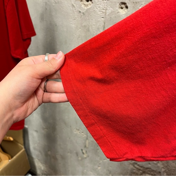 Disney Vintage 101 Dalmatians Red Oversized One Size Single Stitch Graphic Tee - Picture 2 of 7